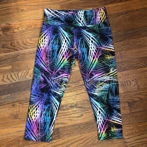 Onzie Capri Yoga Pant Krypton Print M/L 6/8